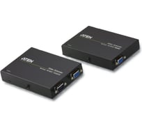 Удлинитель ATEN SVGA, 150 м, HD-DB15, M F, со шнуром VGA, БП 220 9V, (регулятор усиления видеосигнала) VE150A-AT-G