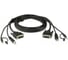 Комплект кабелей ATEN 2L-7D02UDX3 USB, DVI-D Dual Link, Dual Display для защищенного KVM-переключателя (1.8м) 2L-7D02UDX2 3