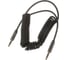 Переходник ОФИСМАГ AUX, Jack 3,5 (M) - Jack 3,5 (M), 2 м, vixion PRO VX-15, спираль, черный 02755 514406 1
