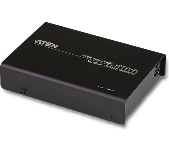 Удлинитель ATEN передатчик/transmitter, HDMI, 100 метр., 1xUTP Cat5e, HDMI+RJ45, F, без VE812T-AT-G