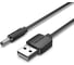 Кабель VENTION USB AM/DC-jack 3.5мм M - 1.5м черный CEXBG 1