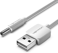 Кабель VENTION USB AM/DC-jack 3.5мм M - 1.5м белый CEXWG