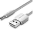 Кабель VENTION USB AM/DC-jack 3.5мм M - 1.5м белый CEXWG 1