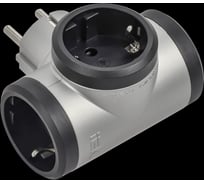 Тройник IEK STANDARD Т-01/03 3 места 2P+PE 16А алюминий 050664