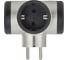 Тройник IEK STANDARD Т-01/03 3 места 2P+PE 16А алюминий 050664 5