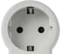 Тройник IEK STANDARD Т-01/02 2 места 2P+PE 16А вертикальный белый 050655 2