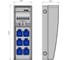 Навесной щит с розетками EVOL COMBOX ULTRA 6, 0105-005-1 2