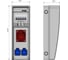 Навесной щит с розетками EVOL COMBOX ULTRA 6, 0105-003-1 2
