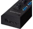 Разветвитель USB BigTech HS006 выключатель/USB 3.0x7/черный 1853676 2
