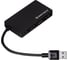 Разветвитель USB BigTech HS005 USB 3.0x4/черный 1853675 1