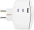 Разветвитель электрический ЭРА SP-3e-3USBAC-W на 3 розетки + 3 USB A+C с заземлением со шторками 16А белый Б0069081 5