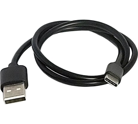 Зарядный универсальный дата-кабель USB-TYPE C Nord-Yada TPE 2А, 0,5м чёрный 908930