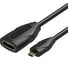 Кабель-удлинитель VENTION HDMI High speed v2.0 19F/ micro HDMI 19M - 1м ABBBF 1