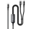 Кабель-разветвитель VENTION USB 2.0 CM/USB-CM x 2 -1.3м 5A 140W Чёрный TRUBBB 3