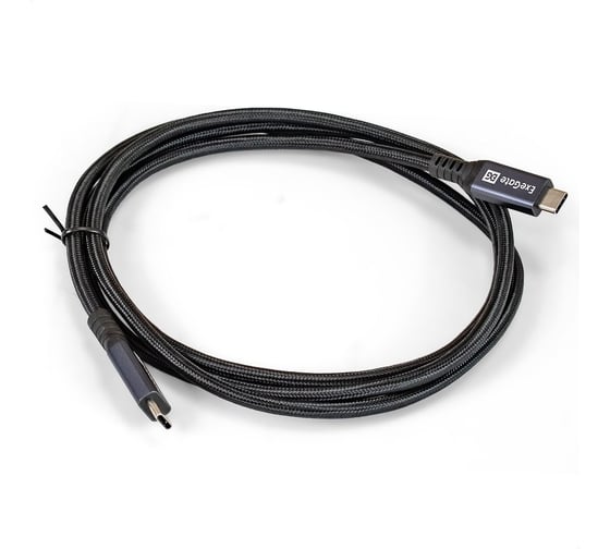 Кабель для зарядки ExeGate EX-CCP-USB4.0-CMCM-QC-1.5 USB4.0 USB Type Cm/Cm, 40Gbit/s, 5A, 240 Вт, PD3.1/QC4.0, 1,5м 298077