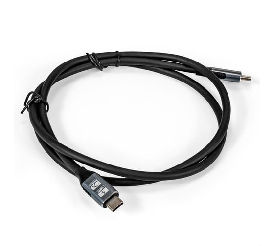 Кабель для зарядки ExeGate EX-CCP-USB3.2-CMCM-1.0 USB 3.2 Gen2x1 Type Cm/Cm, 10Gbit/s, 8K60Hz, 5A, 60 Вт, PD3.1, 1м 298762