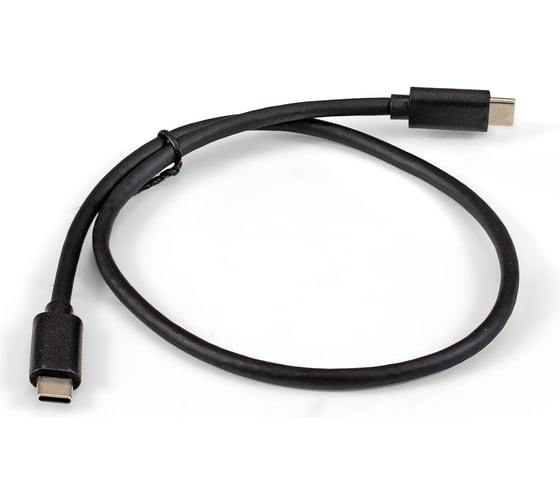 Кабель для зарядки ExeGate EX-CCP-USB3.1-CMCM2-0.5 USB Type Cm/Cm, Gen.2, 10Gbit/s, 5A, 100 Вт, 0.5 м 298075