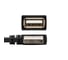 Удлинитель ExeGate USB 2.0 EX-CC-USB2-AMAF-0.15L Am/Af, угловой 90-градусный коннектор, горизонтальный левый, 0.15 м 299703 3