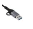 USB-Хаб концентратор 7-в-1 ExeGate DUB-761C3 кабель-адаптер USB Type-A + Type-C 6xUSB2.0, 1xUSB3.0, Plug Play, серебристый 299790 4