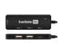 USB-Хаб концентратор 4-в-1 ExeGate DUB-211C кабель-адаптер USB3.0 Type-C 2xUSB2.0, 1xUSB3.0 5GB/s, Type-C DATA 480MB/s, Plug Play, черный 299789 2