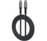 Кабель Epilso USB-С вилка - USB-C вилка, 1 м, 100Вт, чёрный (E-Marker, 10 Гбит/с) EPD-C1015 1