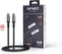 Кабель Epilso USB-С вилка - USB-C вилка, 1 м, 100Вт, чёрный (E-Marker, 10 Гбит/с) EPD-C1015 2