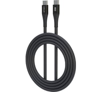 Кабель Epilso USB-С вилка - USB-C вилка, 1.5 м, 60Вт, чёрный EPD-C1030
