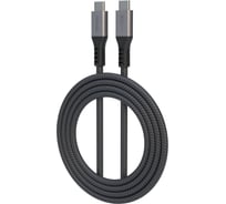 Кабель Epilso USB-С вилка - USB-C вилка, 1 м, 240Вт, чёрный (E-Marker, 40 Гбит/с) EPD-C1020