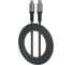 Кабель Epilso USB-С вилка - USB-C вилка, 1 м, 240Вт, чёрный (E-Marker, 40 Гбит/с) EPD-C1020 1