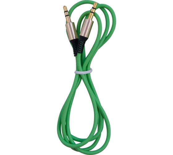 Кабель Belsis Jack 3.5 mm - Jack 3.5 mm, вилка - вилка, 0.95 м, зеленый BS3018