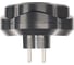 Разветвитель сетевой STEKKER 3-местный с/з ADP16-23-21, 250V, 16A, ABS пластик, черный, 50682 4
