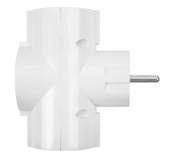 Сетевой переходник SONNEN U-030G, 3 розетки, с заземлением, 16 А, 511441