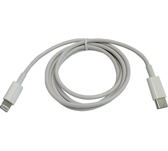 Кабель для зарядки iPhone Nord-Yada TYPE C-Lightning 2А 18W 1м белый (TPE) белый 908971 1