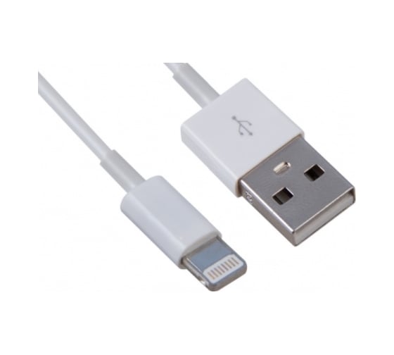 Кабель Belsis Lightning - USB А, белый, 1м SP3137 1
