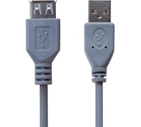 Мультимедийный кабель Belsis USB 2.0 A вилка-USB А розетка, без фильтра длина 3 м. BW1409