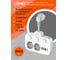 Сетевой разветвитель Perfeo LDNIO SE2435 2 розетки 2500W 4 USB: QC 3.0+PD 3.0 20W White LD_D0417 2