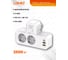 Сетевой разветвитель Perfeo LDNIO SE2337 2 розетки + LED Ночник 2500W 3 USB: QC 3.0+PD 3.0 20W White LD_D0428 2