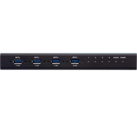 Коммутатор ATEN 4-портовый USB 3.2 Gen1 промышленный коммутатор для совместного использования 4-х периферийных устройств US3344i-AT
