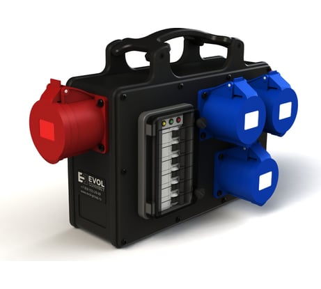 Щит с розетками переносной MINIPIG EVOL 02540604891