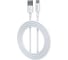 Кабель EPILSO, USB-A вилка - USB-C вилка, 1 м, 60Вт, белый EPD-C1005 1