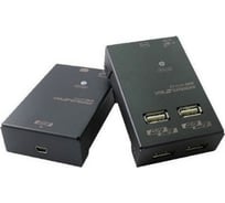Удлинитель REXTRON USB по кабелю CATx, 4xUSB, Plug-n-Play, RJ45, до 200м USBX-M130