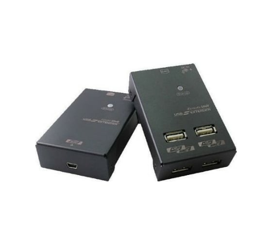 Удлинитель REXTRON USB по кабелю CATx, 4xUSB, Plug-n-Play, RJ45, до 200м USBX-M130