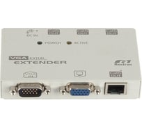 Удлинитель REXTRON VGA передающий блок, 1 вход, 4 вых. rj-45, 1280х1024, UTP 5e до 150м EV-114L