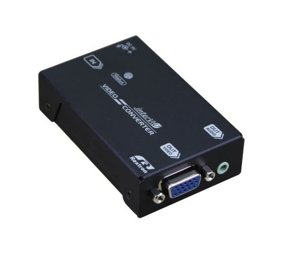 AV конвертер REXTRON HDMI в VGA + 3.5мм MiniJack аудио, 1920х1080/1920х1200 VCAMV-012 1