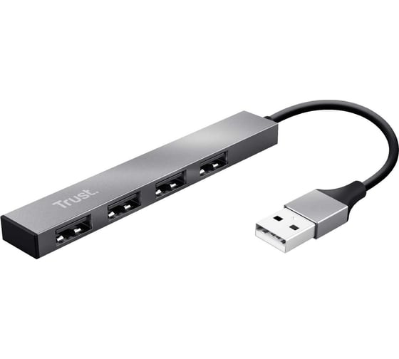 Разветвитель usb Trust 23786 для компьютера внешний на 4 порта Halyx Б0052713