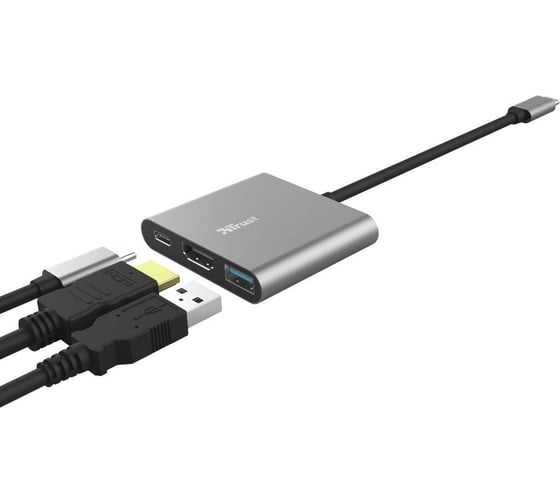 Разветвитель usb Trust 23772 для компьютера внешний Dalyx Б0052550