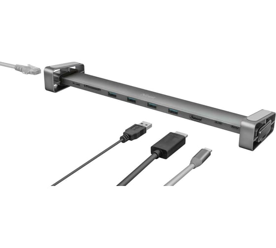 Разветвитель usb Trust 23417 для компьютера внешний Dalyx Б0052552