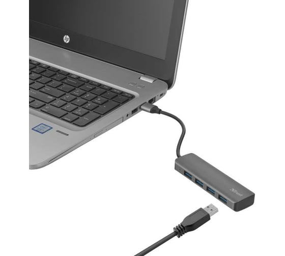Разветвитель usb Trust 23327 4 порта USB 3,2 Halyx Б0051712