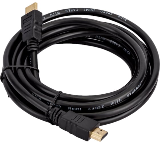 Bion Кабель HDMI v2.0, 19M/19M, 3D 4K UHD, 3м, черный BXP-HDMI2MM-030