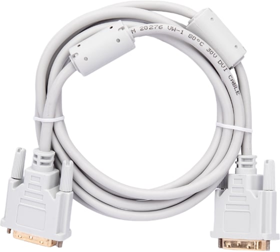 Кабель Bion DVI-D dual link 25M/25M, экран, ферритовые кольца, 1.8м BXP-CC-DVI2-018 1